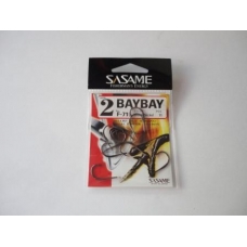 Anzois Sasame Baybay F-715 Nº3/0 Black 6Pcs